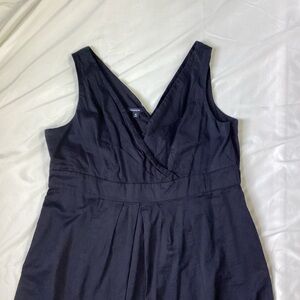 Land’s End Navy Blue Ladies Sleeveless Dress Size 18